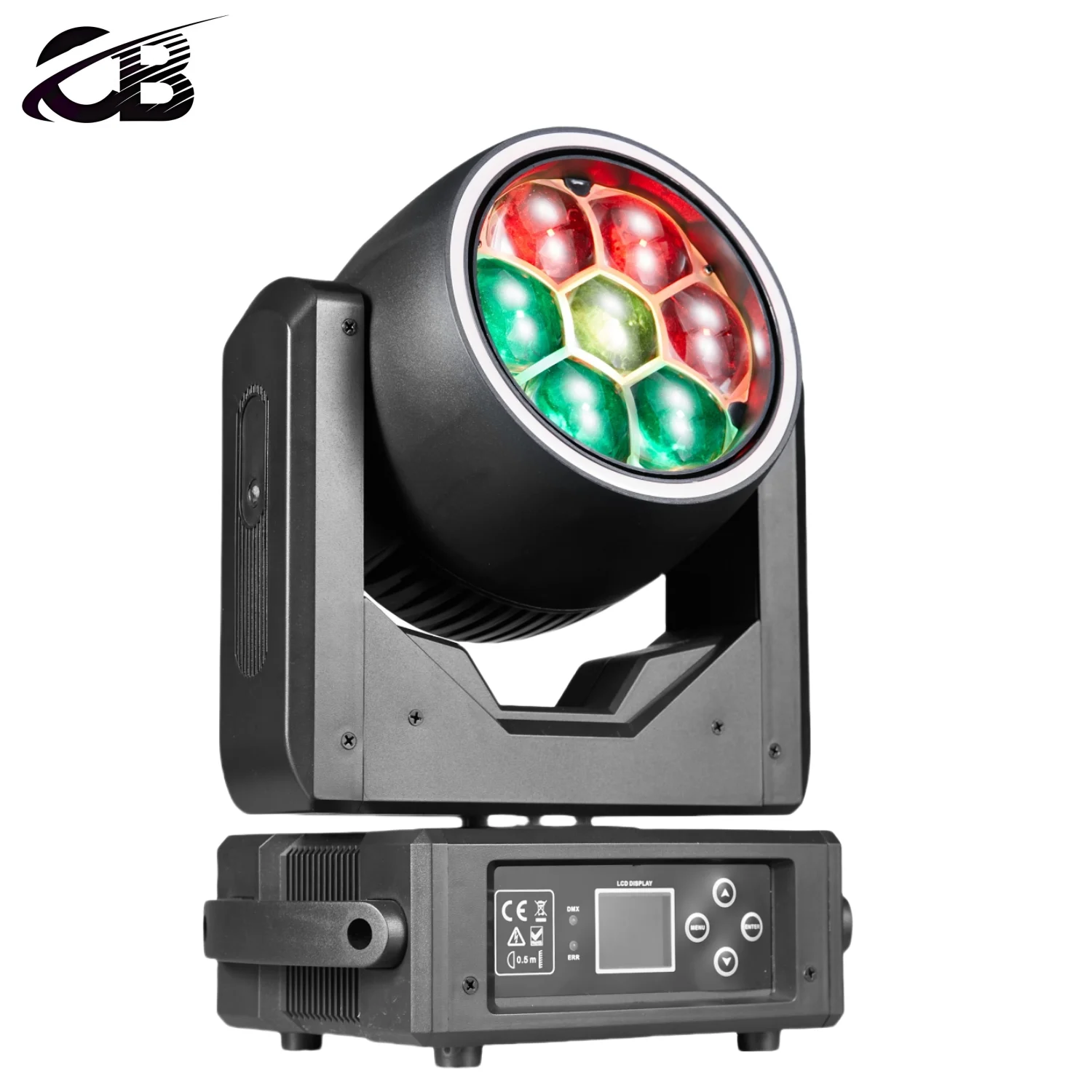 

7x40W bee eyes LED zoom dyeing moving head beam wash light +LED Strip lamp/led spotlight/ stage dj equipment