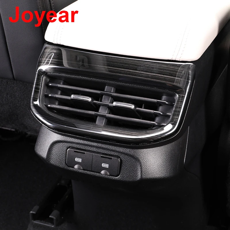 

For Great Wal Haval H6 3th 2021-2022 Rear Air Outlet Decorative Frame Armrest Sticker Scratch-resistant Protective Accessories