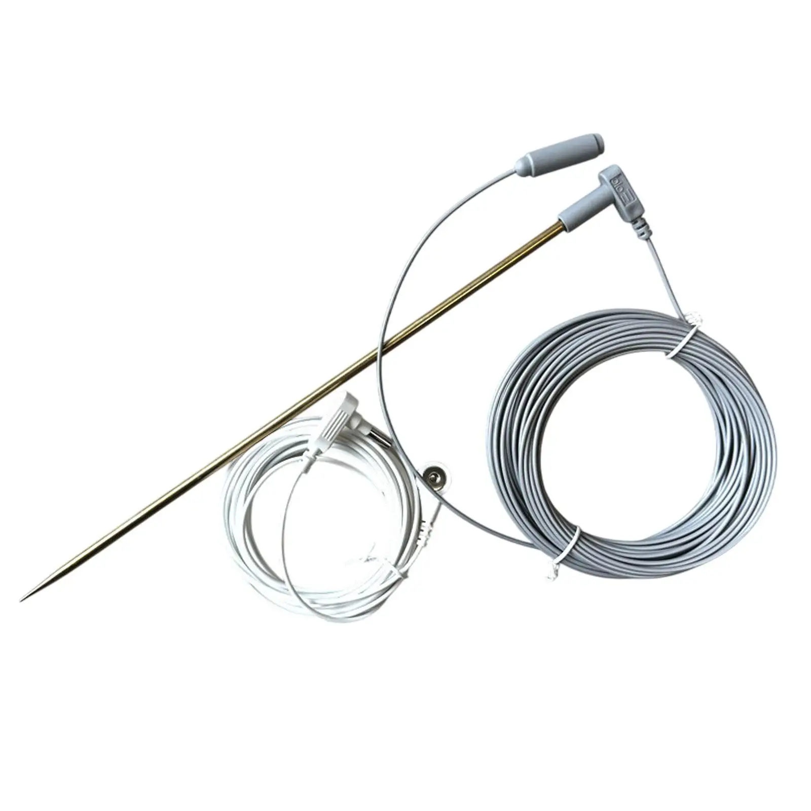Grounding Rod with 40FT Cord Brass Pin Earthing Device Durable Grounding Kit for Sheets Mats Blankets Use