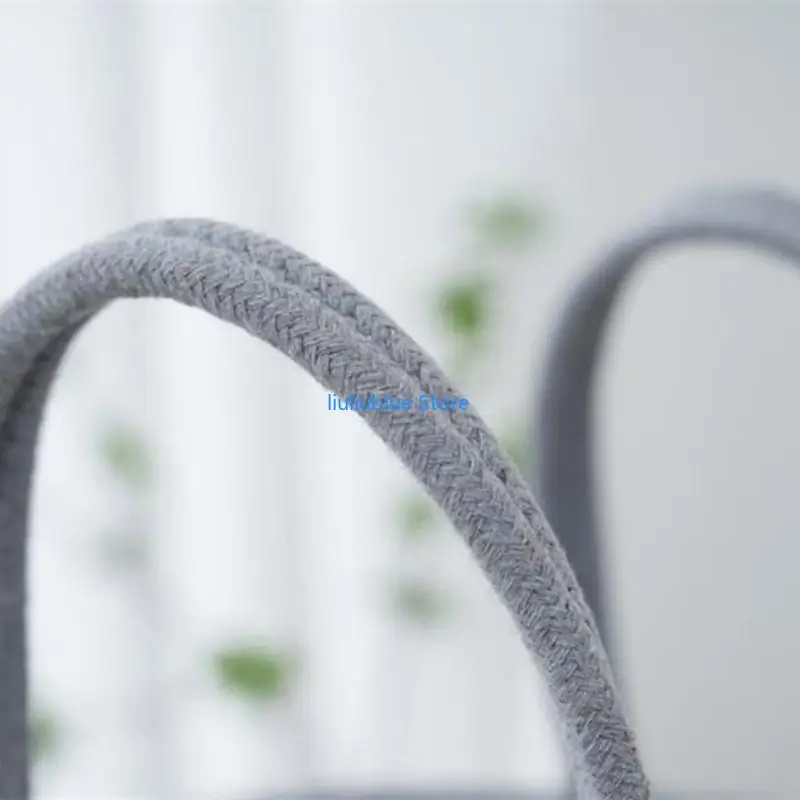 حقيبة حمل حفاضات الأطفال سلة قماش قطنية مع فواصل حقيبة حفاضات أطفال واسعة كبيرة لمحطة تغيير منظمة 62CF