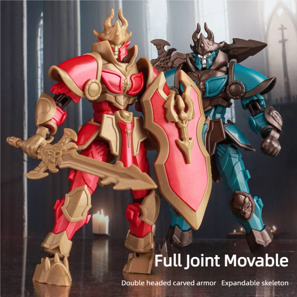 

New Lich Knight Multi Jointed Movable Toy Multi Form 13 Action Figure Paladin DIY Mannequin Mecha Model Assemble Kids Toys Gifts
