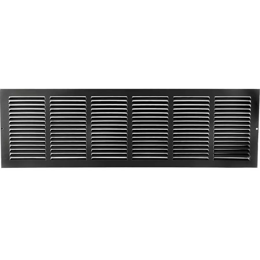 

X 8h Steel Return Air Grilles Sidewall and Ceiling HVAC Duct Cover Black Outer Dimensions 31.75w X 9.75h