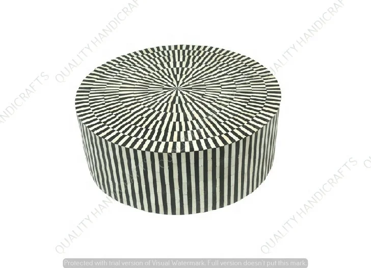 High Quality Hexagon Bone Inlay Chevron Coffee Table Home Furniture Living Room Furniture from India Quality Handicrafts