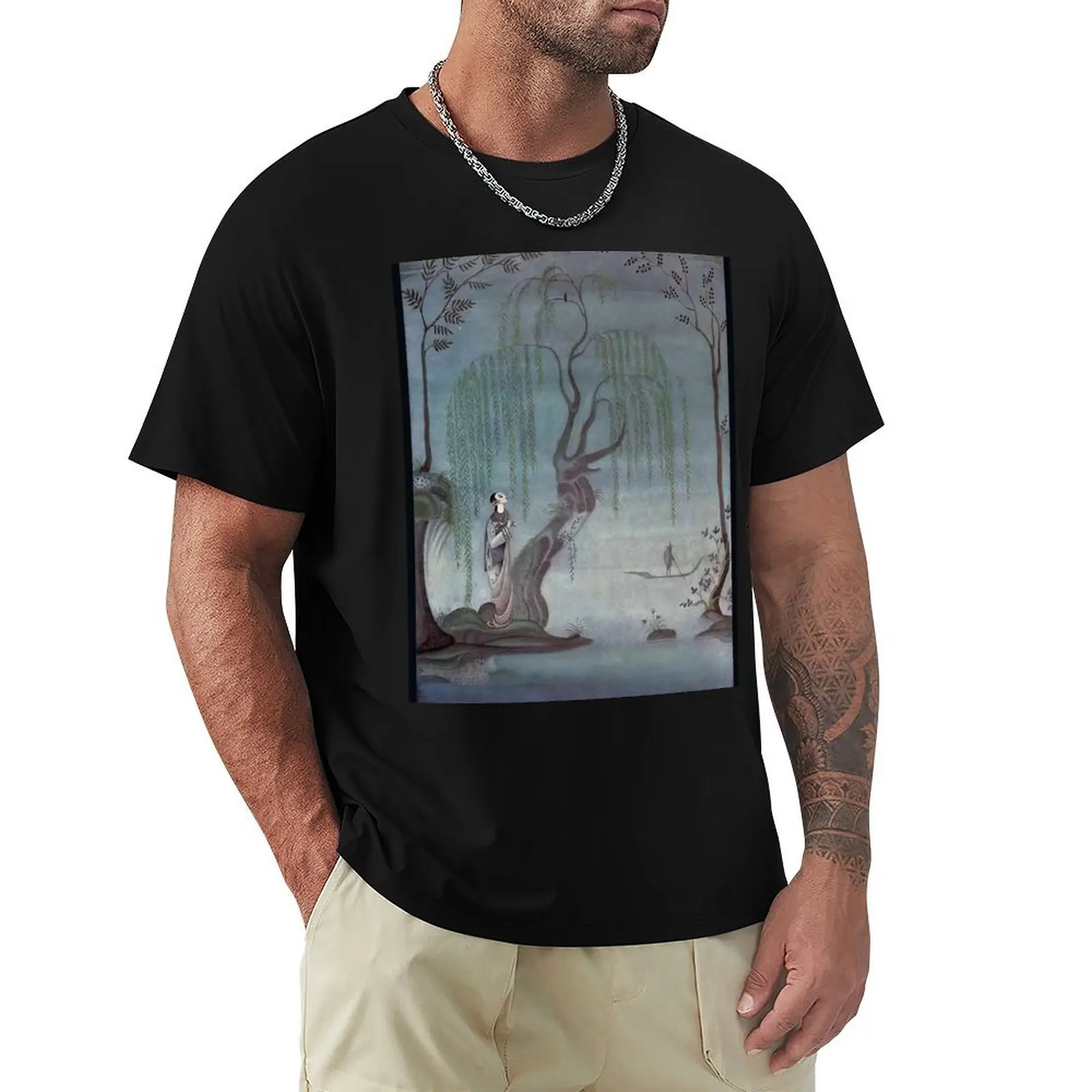 Estampados de Kay Nielsen, pinturas de Kay Nielsen, camiseta con arte de Kay Nielsen, camiseta informal con estampado novedoso