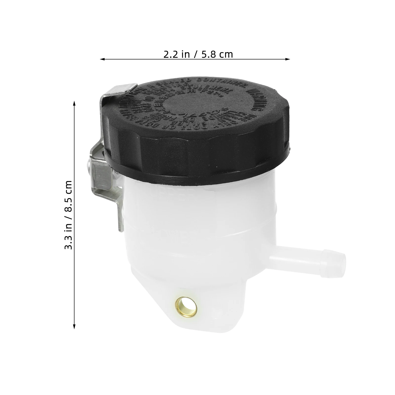 

Front Brake Fluid Reservoir for Motorcycle Large Engine Displacement Racing Bike Rubber Plastic Durable Precision Fit Brake Pump