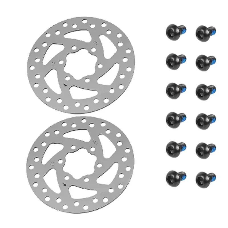 

【SPECIAL】For Kugoo Kirin G2 Pro/Kaabo Mantis 8/Inmotion L9 120Mm Brake Disc 6 Holes Wear Resistant Replacement Part