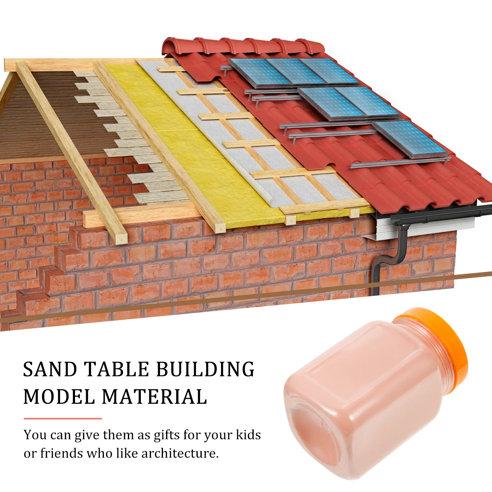 Brick Mold Set Sand Table Scene Scenery DIY Material Accessories Tool Building Miniature Silica Gel Micro Landscape Materials