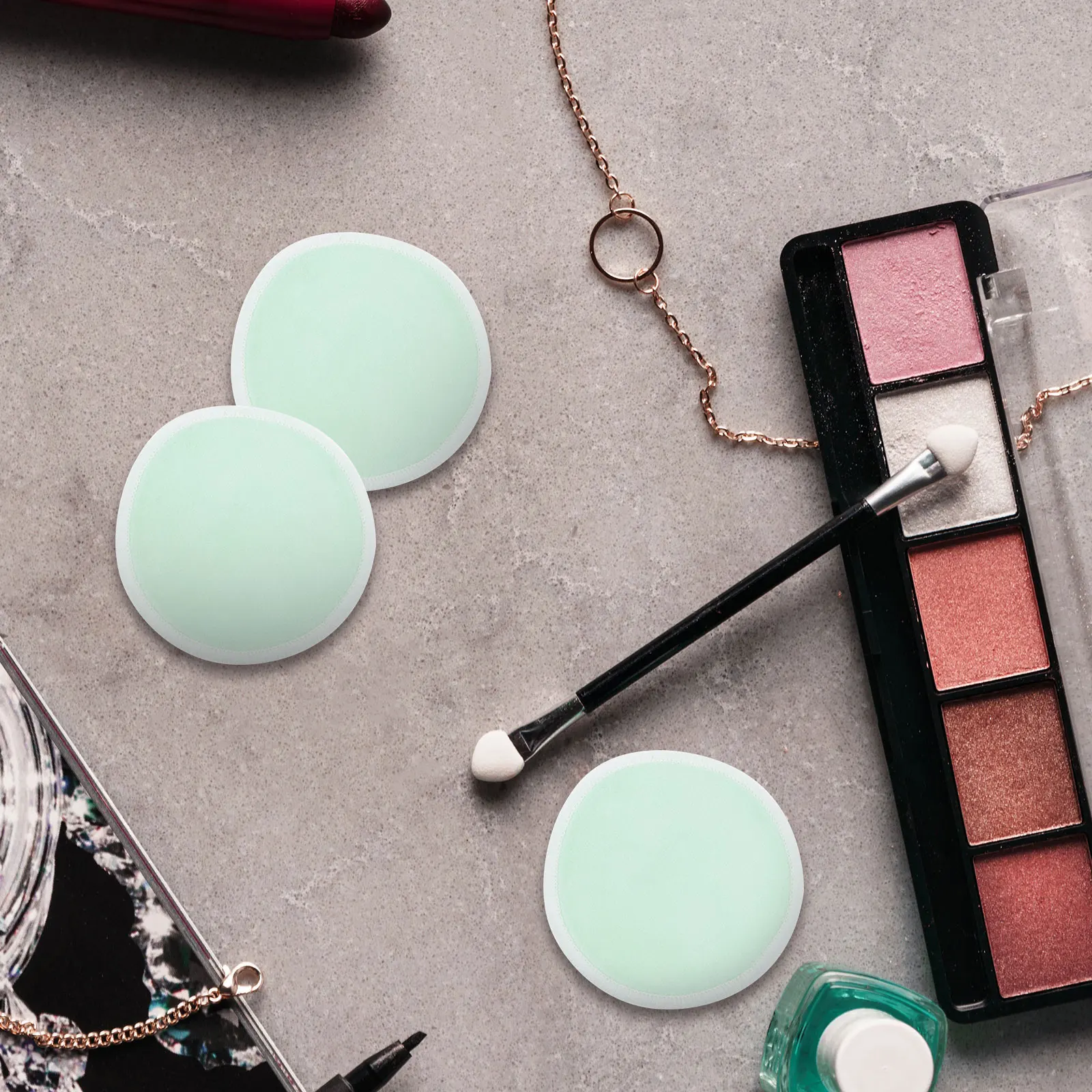 

Bamboo Fiber Makeup Remover Pad Face Powder Puff Reusable Cleansing Beauty Tool Skin Care Accessories Efficient Durable Safe