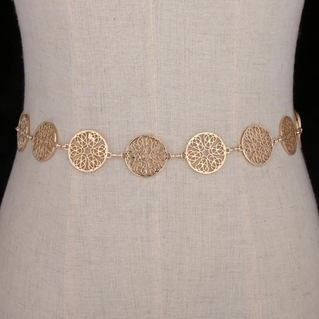 

Adjustable Fashion Women Lady Dress Waist Chain Belt Party Jewelry