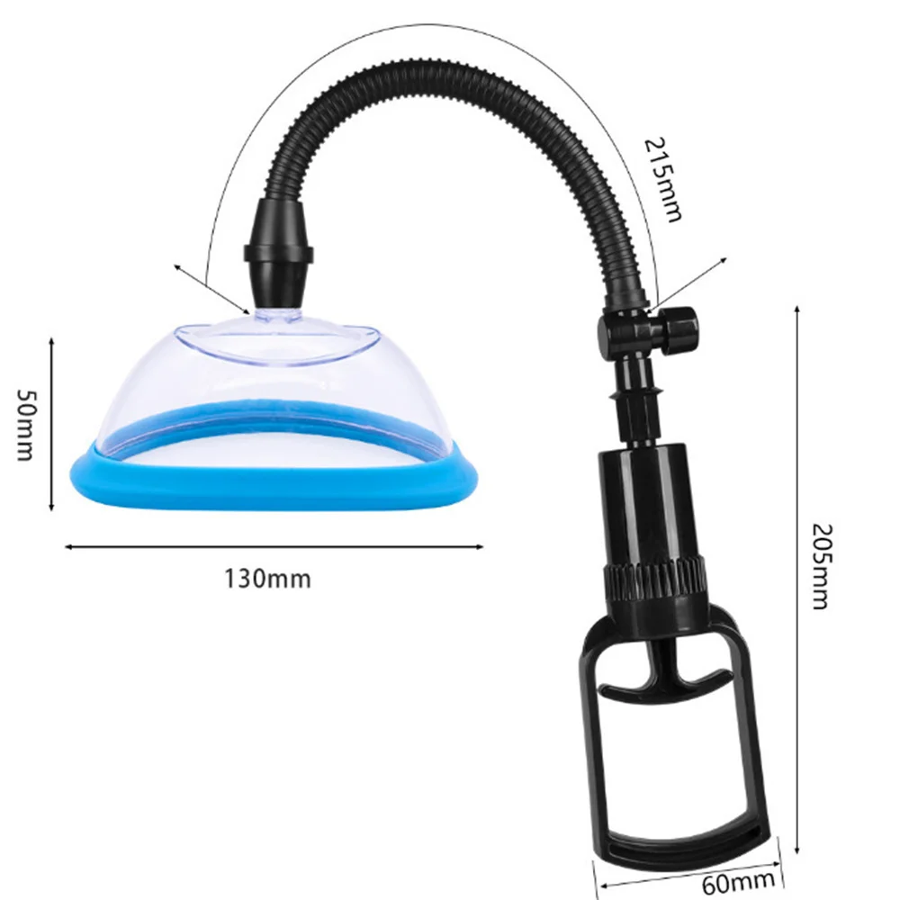 130mm/110mm Manual Pussy Pump Vagina Clitoris Sucker Women Breast Massage Nipple Stimulator Enlarge Vacuum Pump Adult Sex Toys