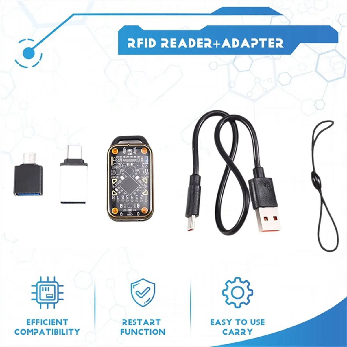 BaoBao-mejora camaleón Ultra emulador de tarjetas inteligentes + 4 tarjetas UID/llavero RFID lector de chips inteligentes 125K 13,56 M duplicador de tarjetas NFC