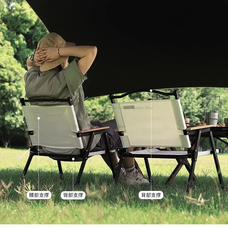مسند الظهر كراسي الشاطئ الاسترخاء خفيفة الوزن نزهة قابلة للطي كراسي الشاطئ الألومنيوم التخييم الصيد الأثاث في الهواء الطلق Cadeira TYOC