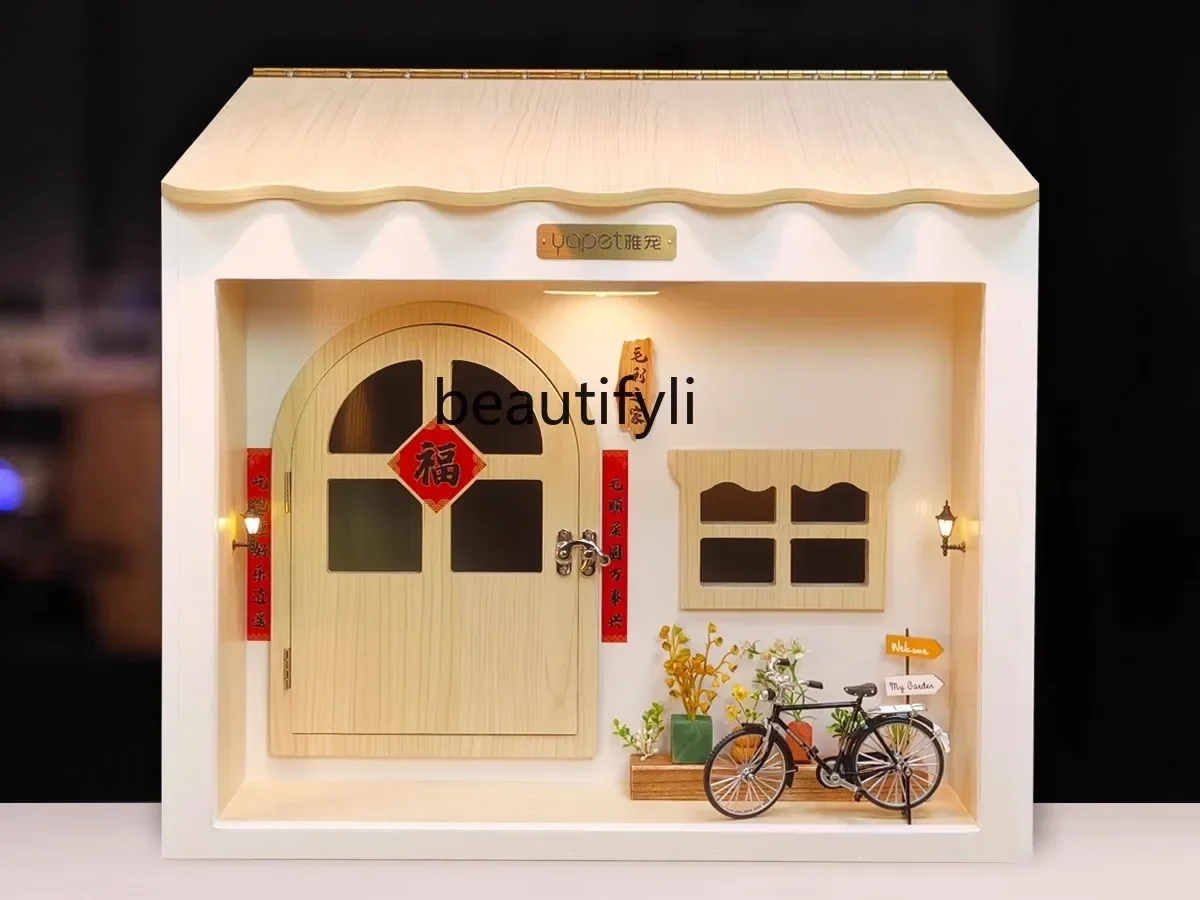 Cat Nest Closed Four Seasons Universal Villa Cat Delivery Room Pet Cabin Box Retro Small Apartment