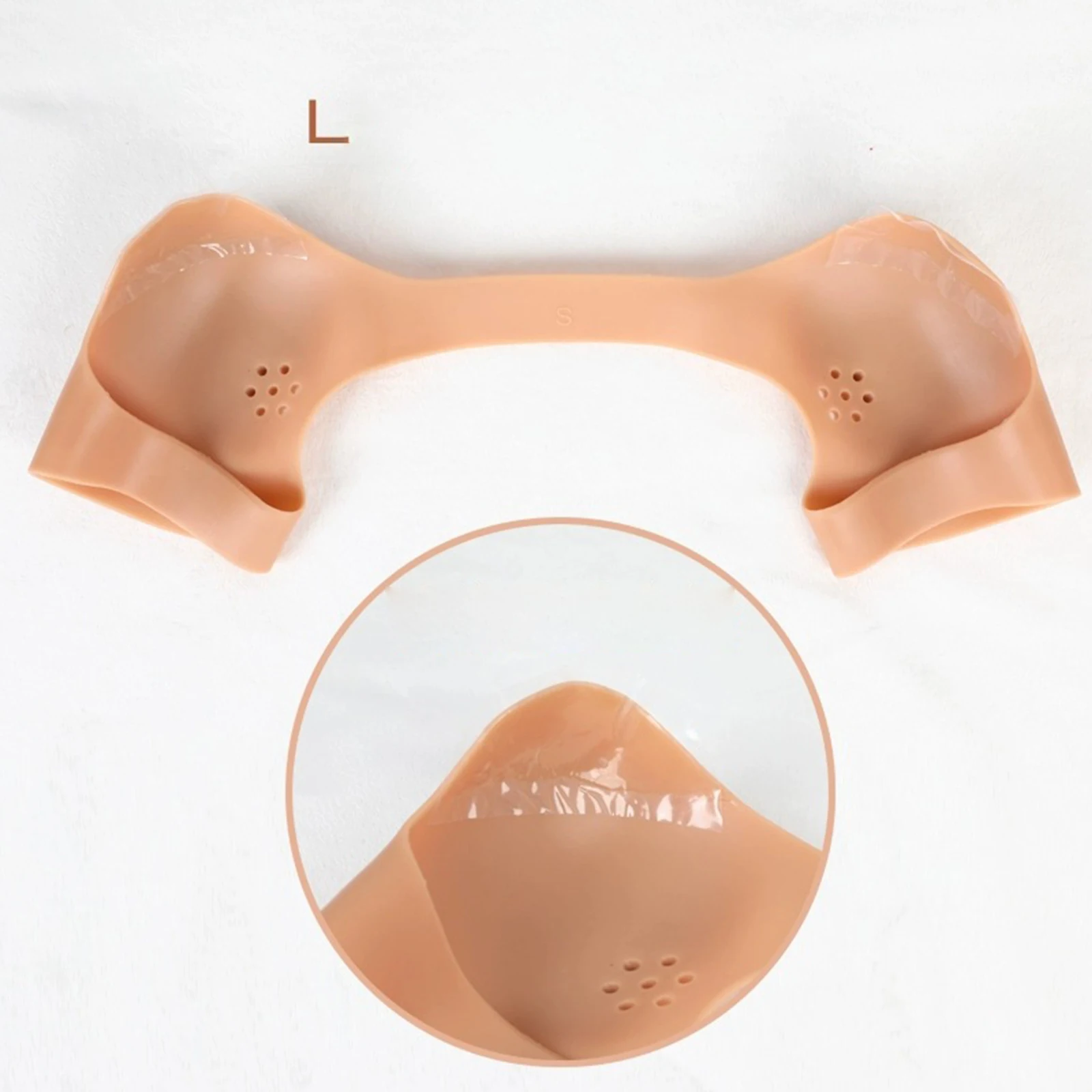 

Women Men Silicone Non-slip Shoulder Pads Reusable Right-angle Shoulder Anti-sloping Shoulder Pads Shoulder False