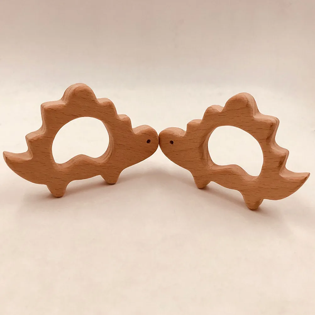

3Pcs Practical Teether Baby Molar Rod Safe Durable for Teething and Hand Stretching Teether Baby Wood Chew Toys