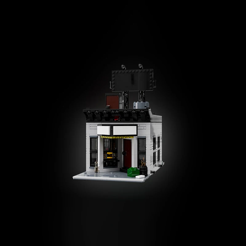 منتج جديد رائع MOC بنة خارقة نموذج تكنولوجيا المطبخ الجحيم لعبة أطفال وحدات مجموعة تجميع ذاتية الصنع #3