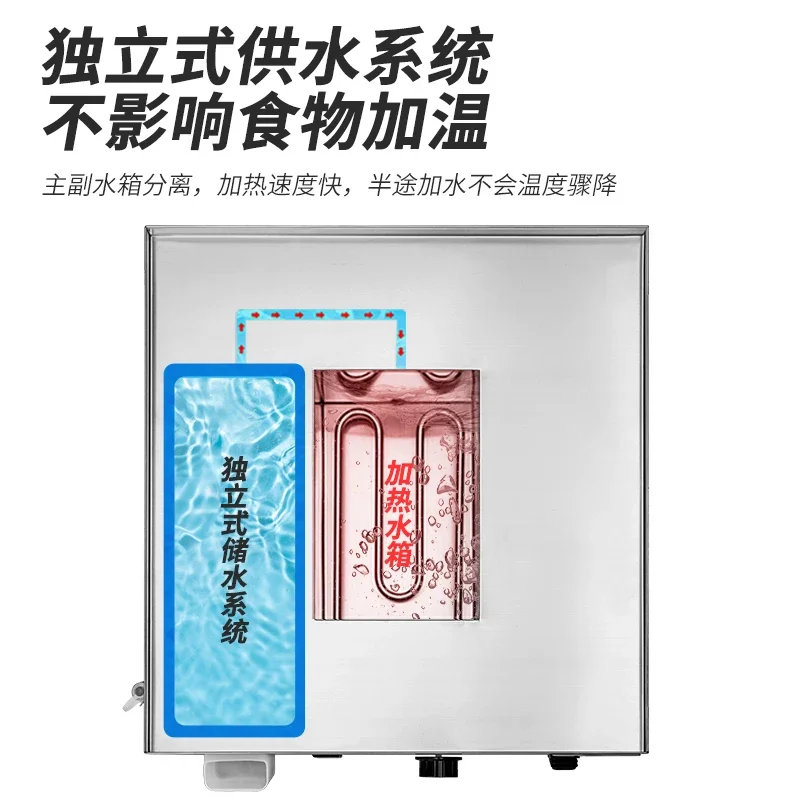 220V Automatic Electric Bun Steamer with Multi-Layer Steaming Baskets for Dim Sum, Steamed buns, Dumplings, and Breakfast