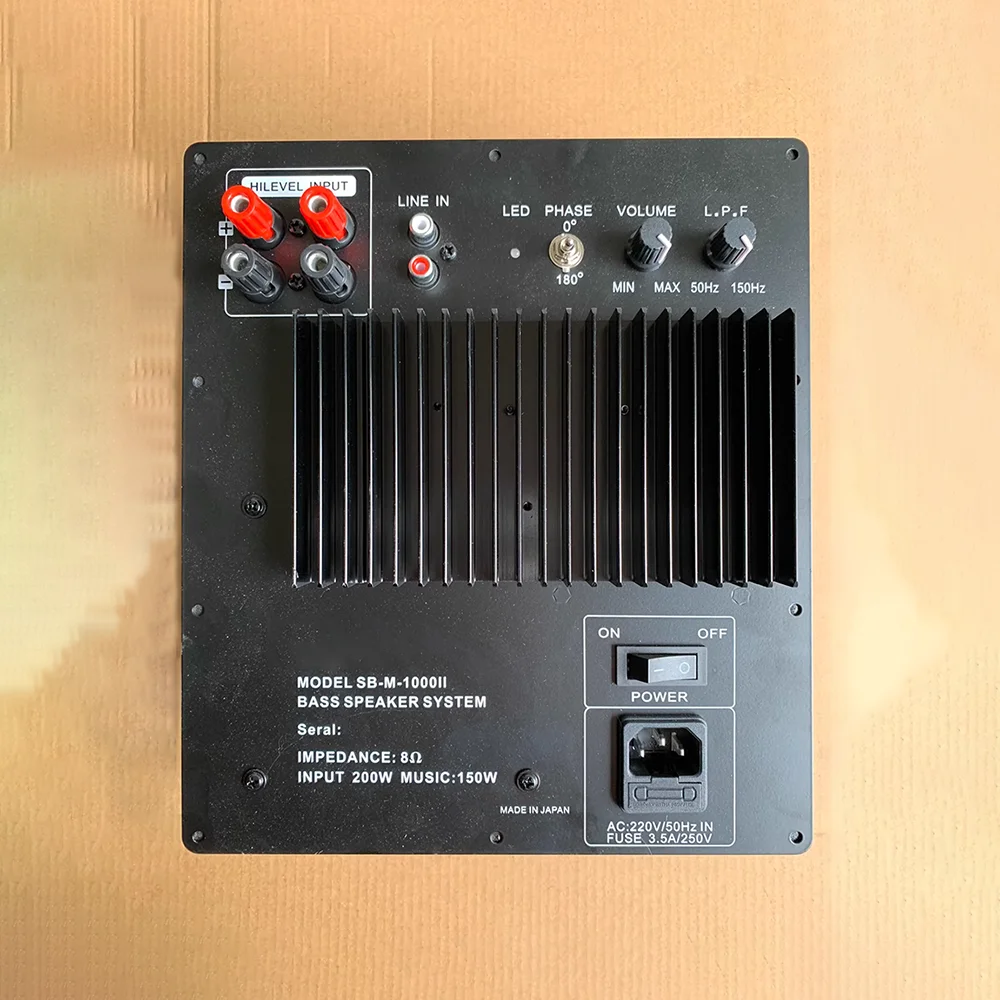 For YAMAHA Power Amplifier Plate Active Gun Gun Plate Rated Power 150 Watts Peak Power 300 Watts SB-M-1000II