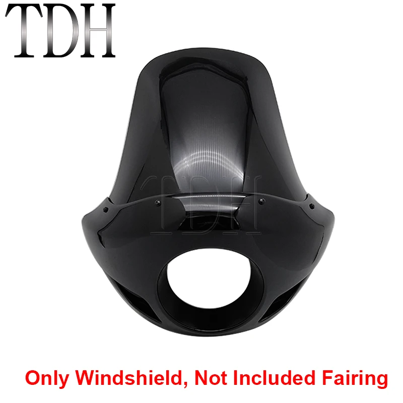 Tall Windshield Motorcycle Fairing Windscreen Wind Shield Screen For Harley Dyna Sportster Street Glide Fat Bob Low Rider FXD