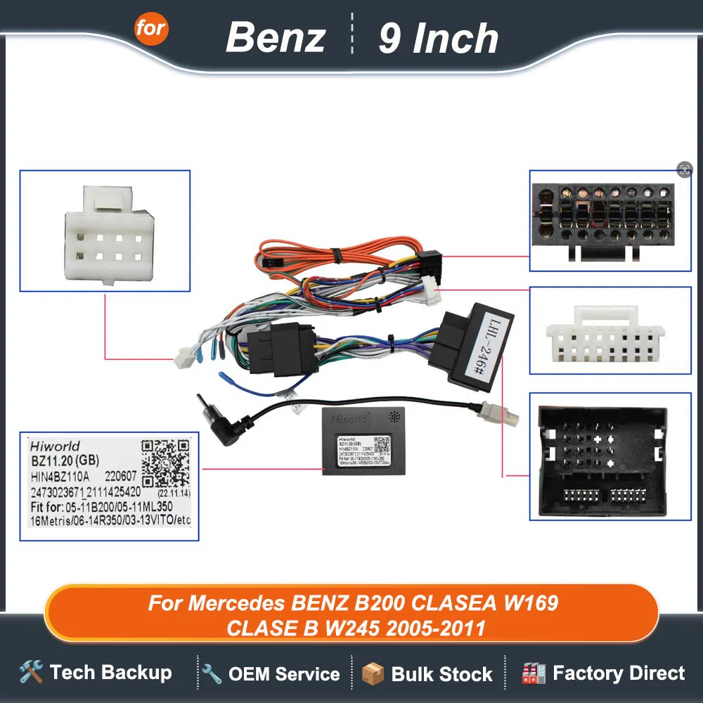 

9-дюймовый автомобильный каркасный адаптер для лицевой панели Android, комплект панели для приборной панели для Benz S Class W220 S280 S320 S350 S400 S500 1998-2005 гг.