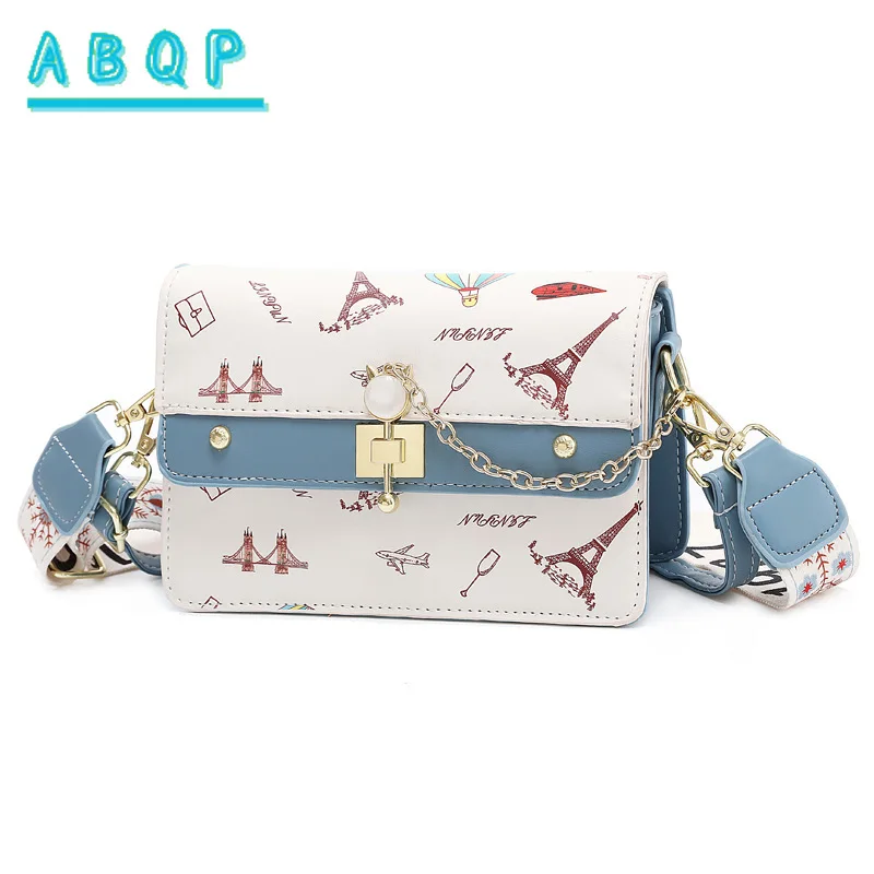 

New Women's Shoulder Bag Cartoon Cute Women's Shoulder Messenger Bag PU Large Capacity Versatile Casual Women's High Quality