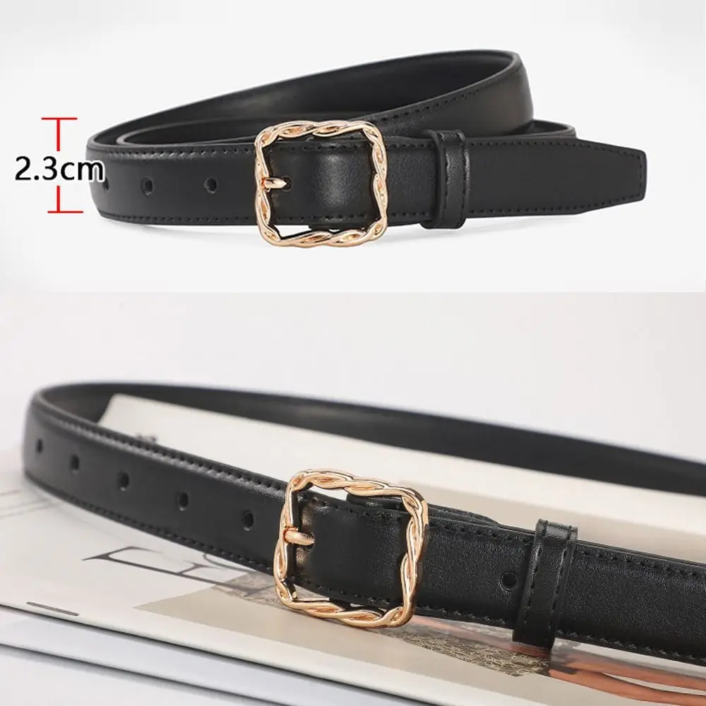 حزام جلد طبيعي للنساء ، حزام بنطلون متعدد الاستخدامات ، حزام خصر ، تصميم فاخر ، موضة فستان ،