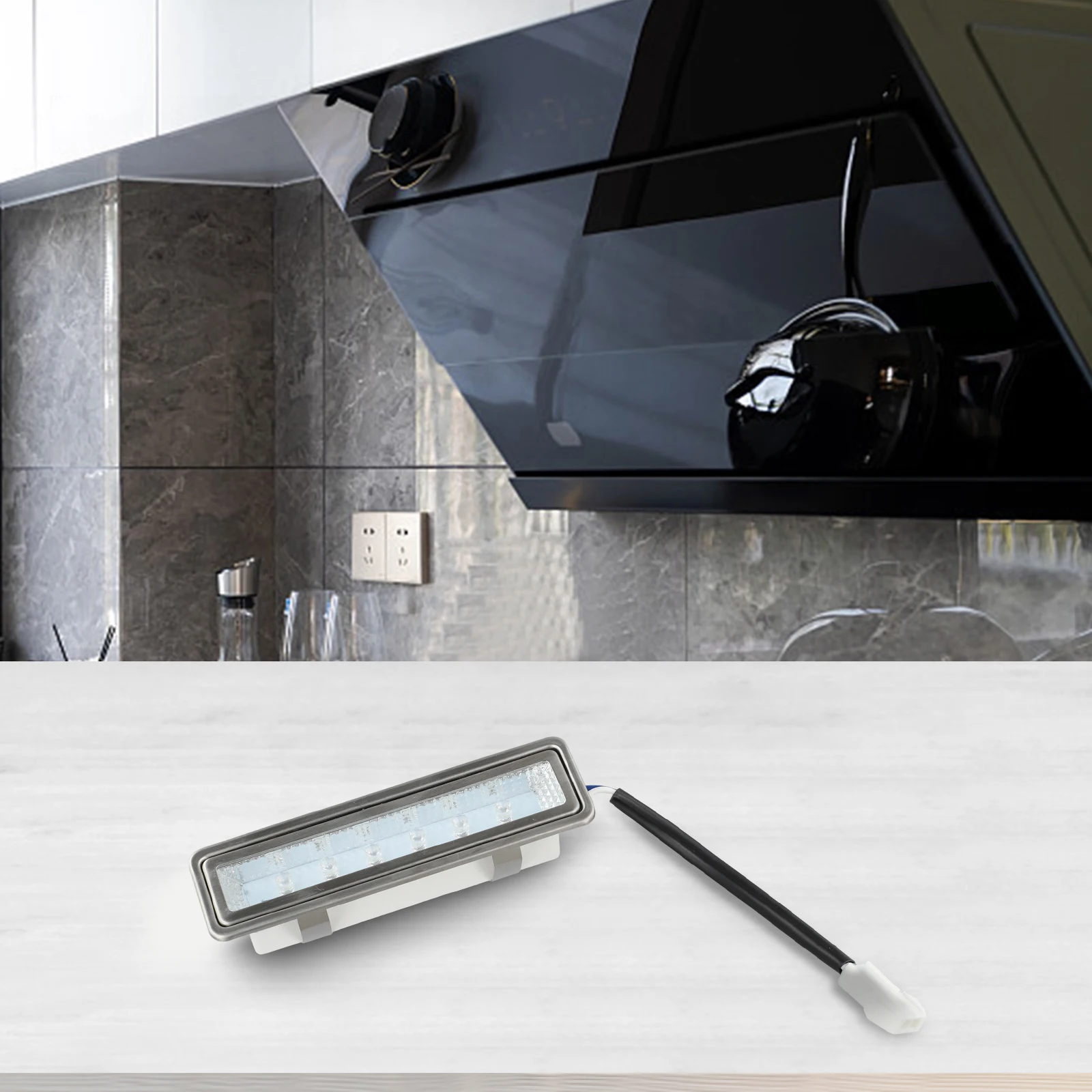 Cooking Area Lighting Ceiling Mounted Light Energy Saving Lamp 12x3.5x2.7cm Size Advanced LED Technology Aluminum Alloy Material