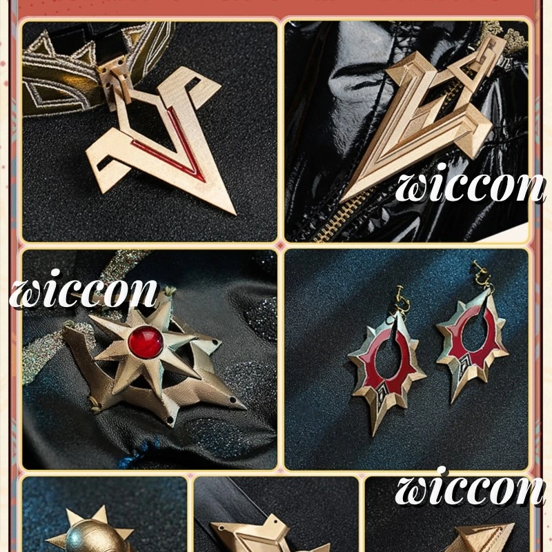 أزياء كوسبلاي جينشين إمباكت مافيكا التأثيرية أزياء بايرو أرشون الموحدة شعر مستعار مثير للنساء لحفلات الهالوين كرنفال لعب الأدوار