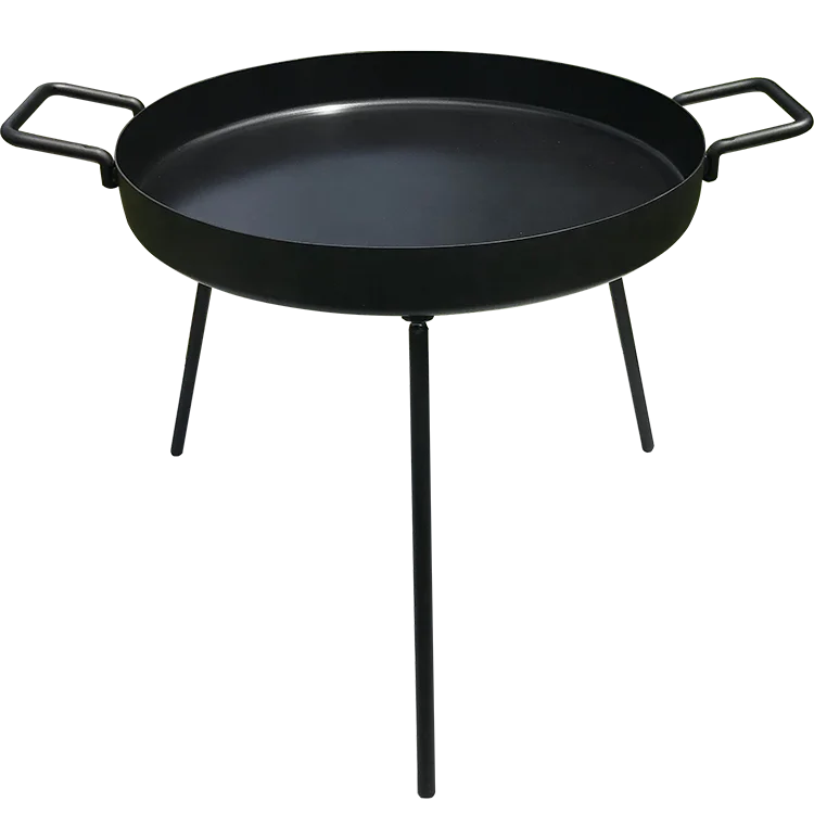 

Superior Quality Portable Wok 60cm 50cm 40cm with Detachable Legs and Charcoal Basket Suitable for Outdoor BBQ Roasting Steak