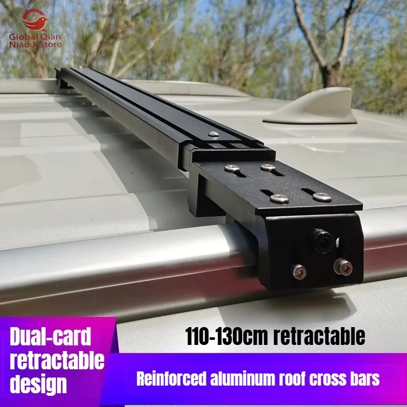 Roof Rack Cross Bars, Universal for Off-road SUVs, Aluminum No-drill Low-profile Luggage Rack Cross Bars