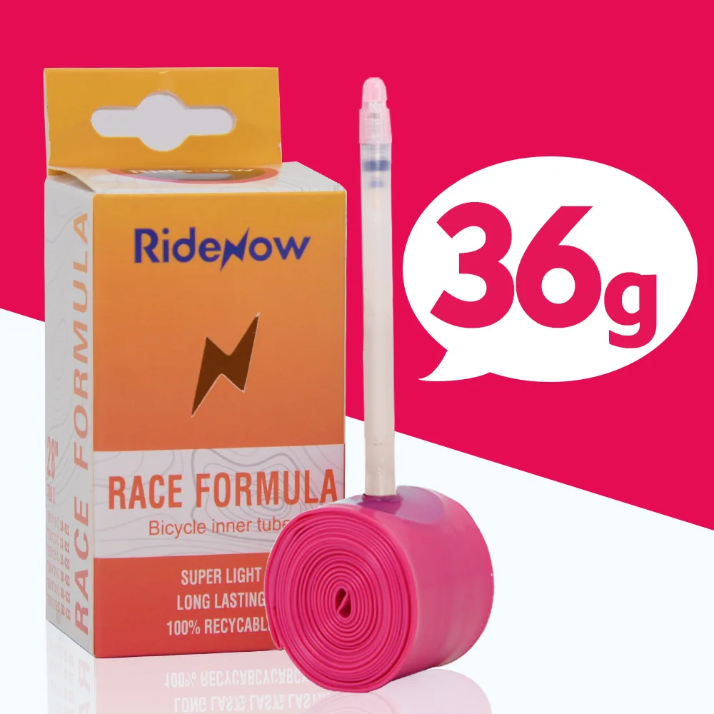 Ridenow 36G Ultralight Bicycle inner tube 700c/20/451/406 Road BMX folding Inner Tire for 18 23 25 28 30 32C Presta Valve