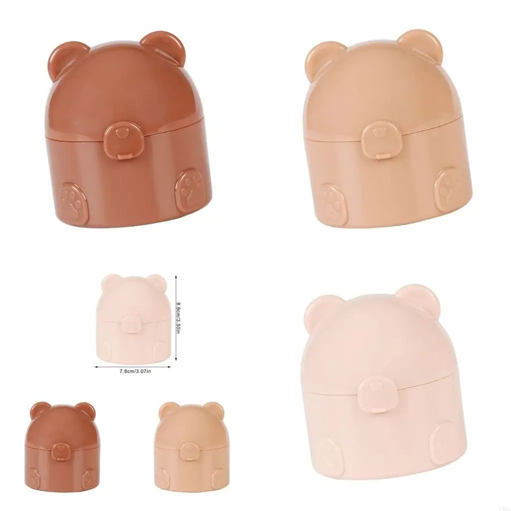 

D5QA, устойчивый к разливу, пластиковый детский порошок, легкий дизайн для детского сада или использования путешествий