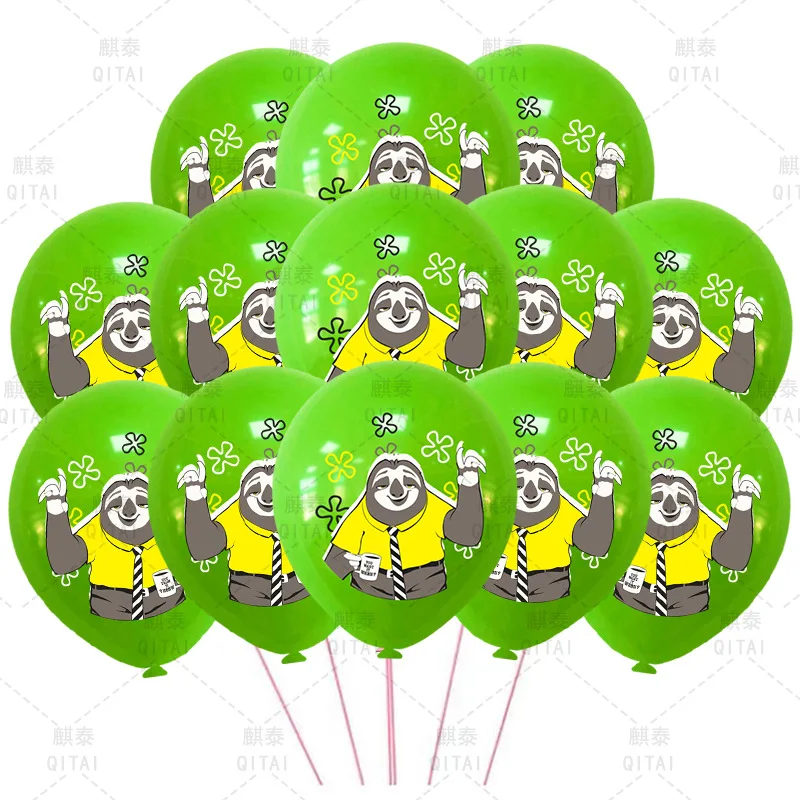 New Zootopia Balloons Wild Animal Latex Balloon Cartoon Birthday Decoration 12inch Round Balloon Party Favors Supplies Gifts Toy view 5