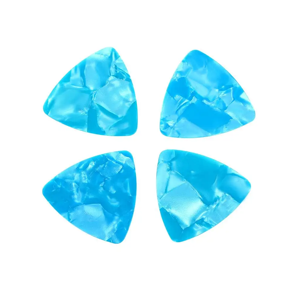 Ukulele triângulo instrumentos 0.46mm acessórios de guitarra palheta palheta celulóide