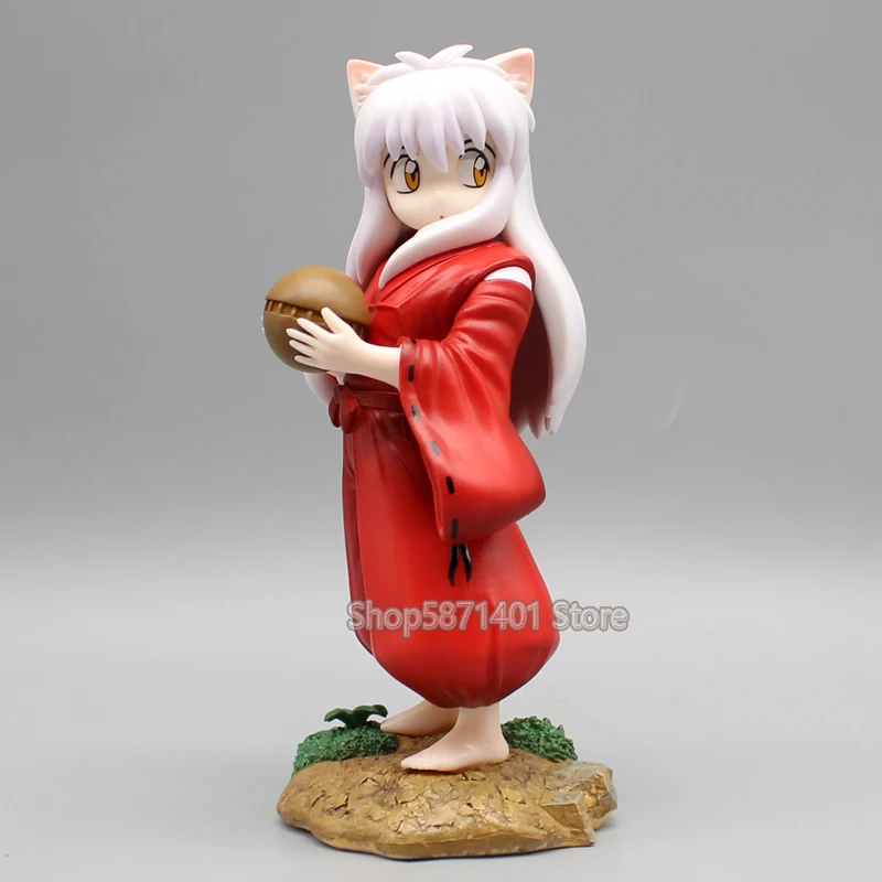 Inuyasha Figurine GK Sesshoumaru Inuyasha Action Figures PVC Anime Cute Collection Model Perimeter Toys Desktop Decoration Gifts