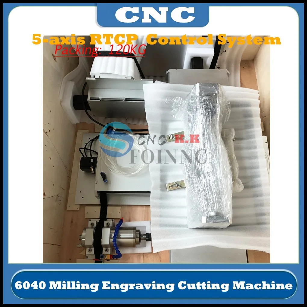 5 assi CNC 6040 porta di rete Router fresatura di metalli macchina da taglio per incisione 220V/110V tavola rotante scheda di controllo del ciclo