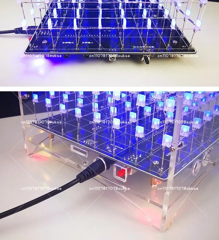 

Комплект световых кубов 8X8X8 WIFI, замена мобильного приложения 888, креативные светодиодные электронные детали для самостоятельного производства
