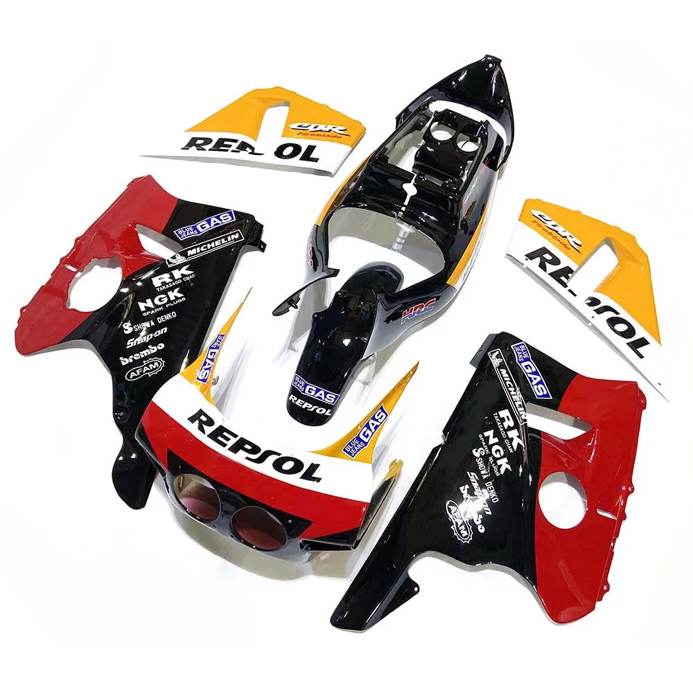 For CBR400RR 1988 1989 Handmade model fairing kit CBR400 NC23 88 89 ABS Repsol Bodywork shell 400rr motorcycle parts
