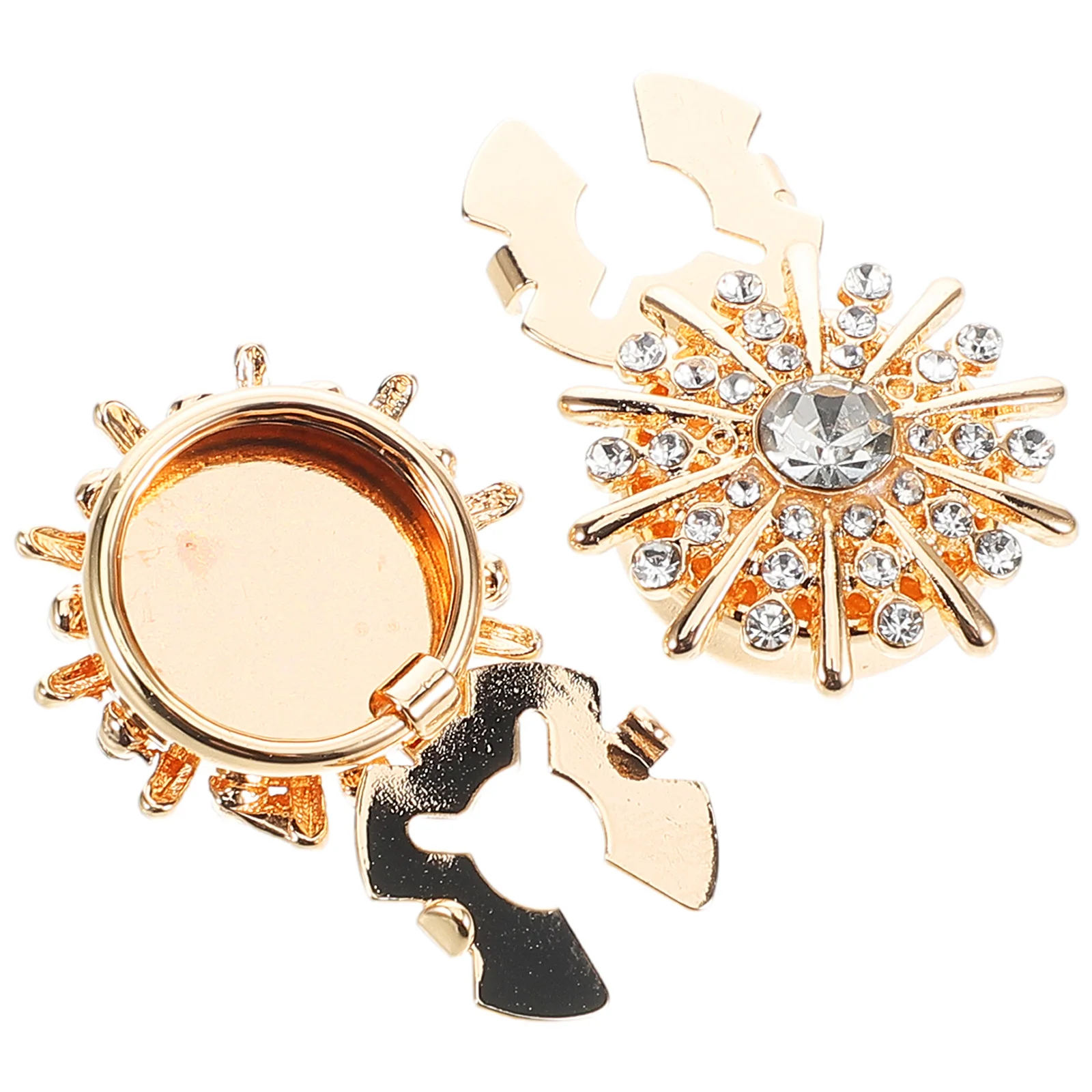 

1 Pair Cufflinks For Women Elegant Shirt Button Covers Removable Removable Cufflinks For Women Cuff Links Clothing Accessories