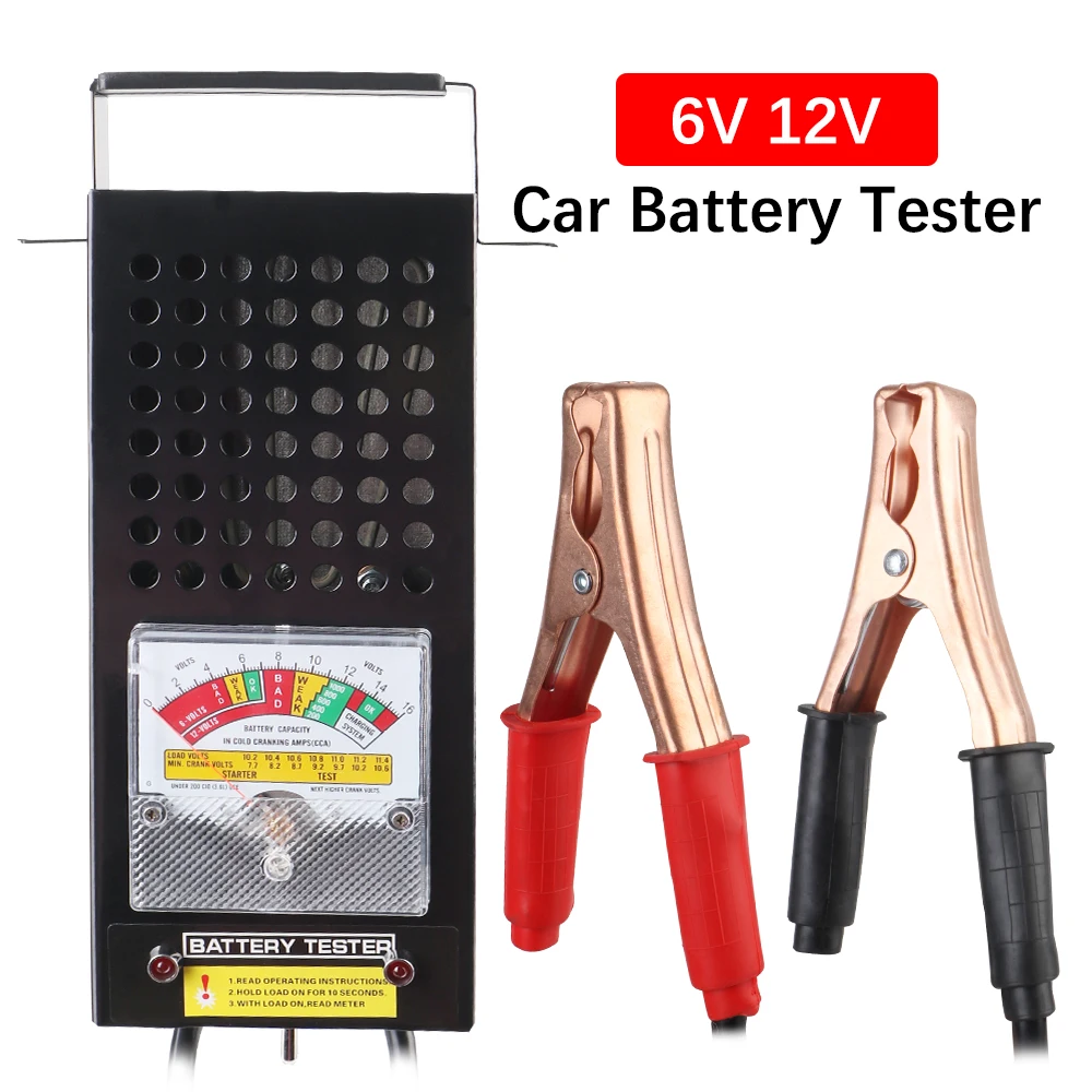 

Car Battery Load Tester For Lead Acid Battery 6V 12V Discharge Test Alternator Auto Car Truck Accumulator 80AH 100AH 120AH 200AH