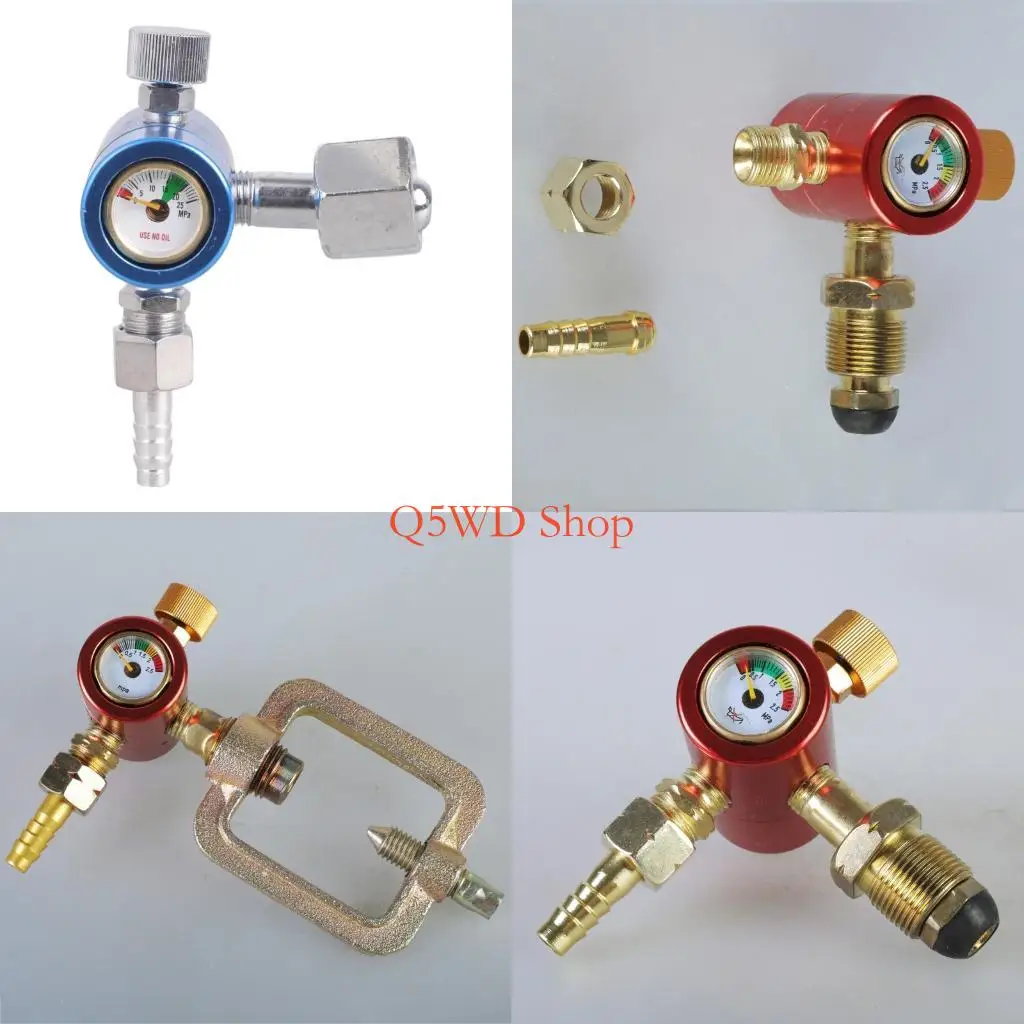 Q5WD Oxygen & Propane Regulator Metal Pressure Regulator for Laboratory Technicians
