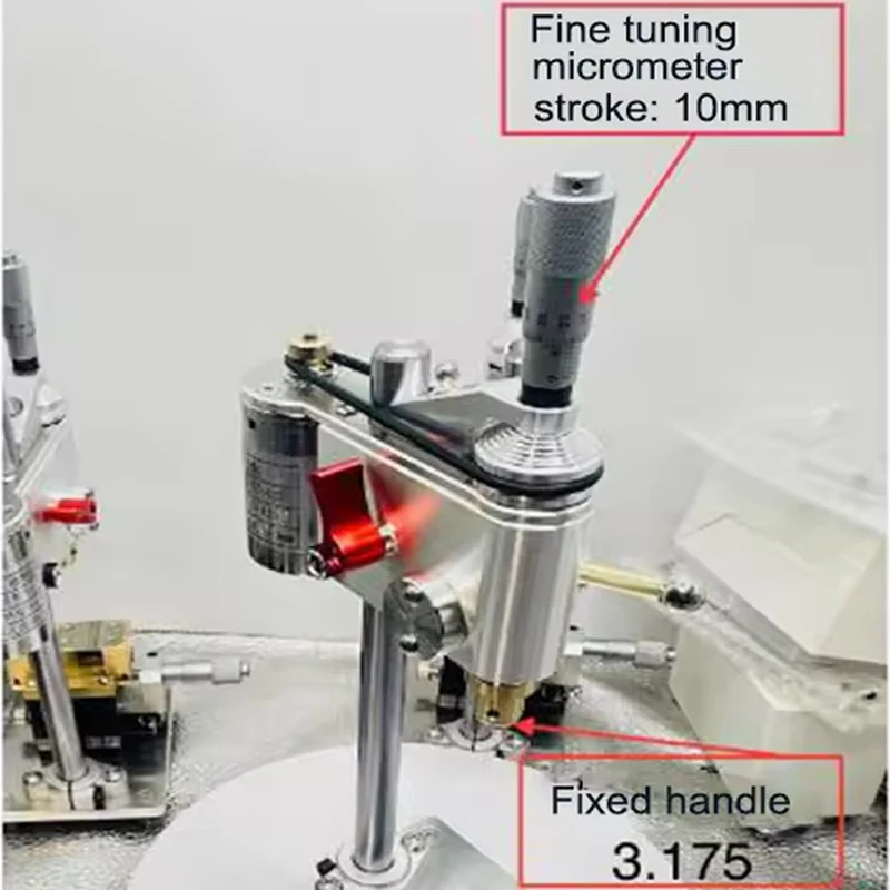 Precision Micro Bench Drill 0.3-4mm Mini Drilling Machine Adjustable Speed Watch Repair Tool with Power Adapter 220V Craft Tools
