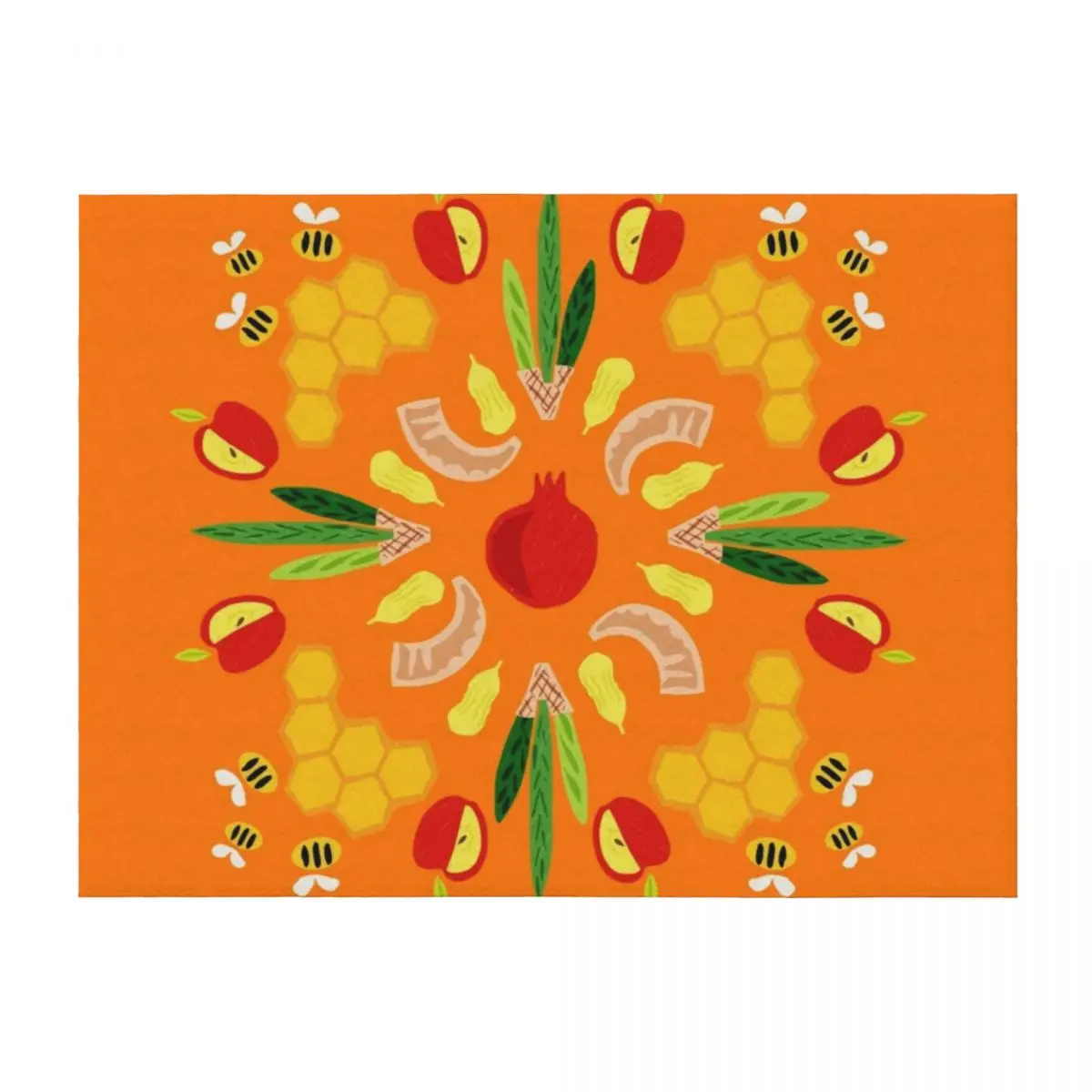 

Yomim Noraim Large Orange Throw Blanket Luxury Thicken Comforter Travel Hairys Blankets