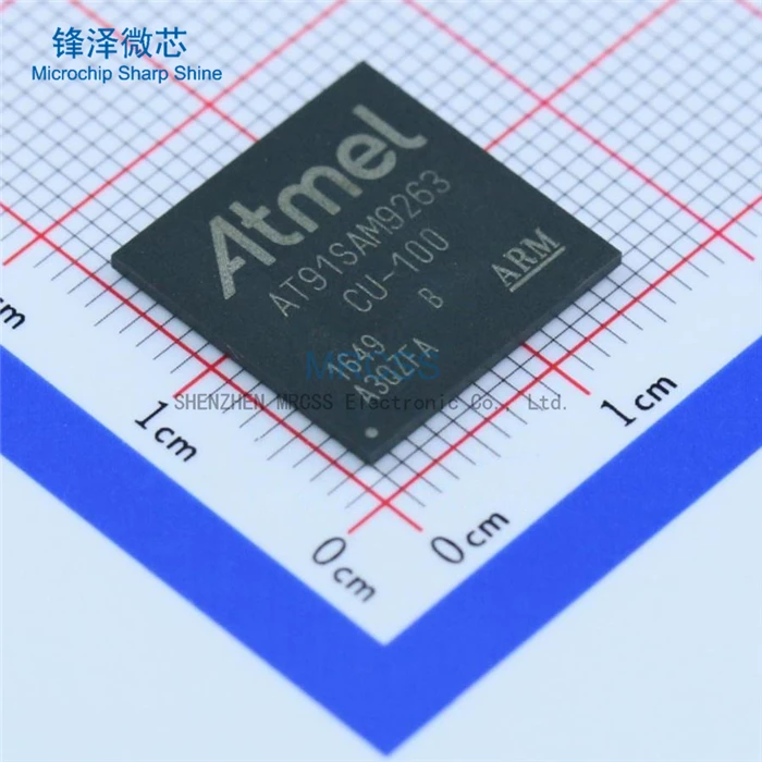 

MCU 32-bit AT91 ARM926EJ-S RISC 128KB ROM 1.8/3.3V 324-Pin TF-BGA Tray - Trays AT91SAM9263B-CU-100