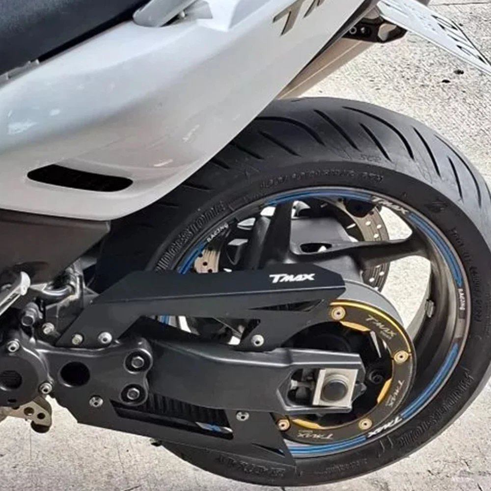 

For YAMAHA TMAX530 12-2016 T-MAX530 Motorcycle Accessories Chain Belt Guard Falling Protector Chain Belt Guard Protection Cover