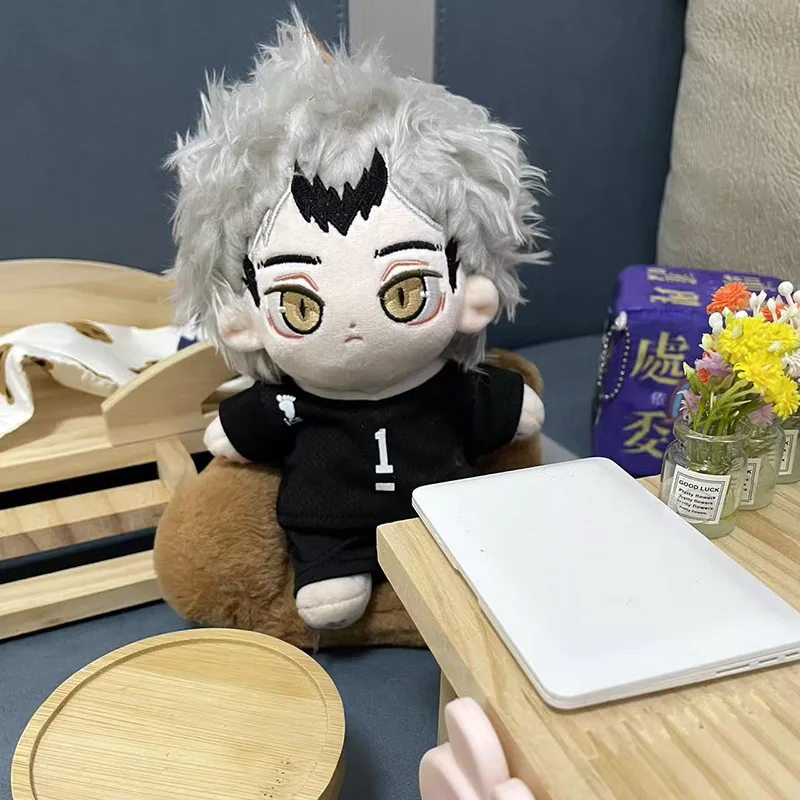 Haikyuu 20cm Kita Shinsuke Cotton Stuffed Doll Cute Anime Peripheral Dress-up Plush Puppet Toys for kids Adult Collectible Gifts