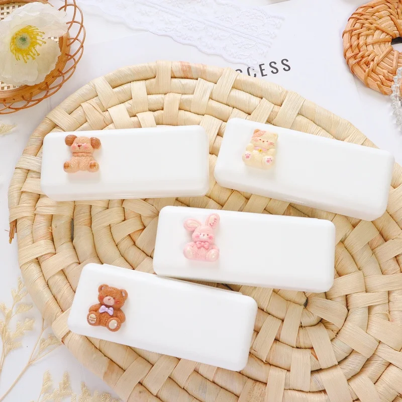 ポータブルミニかわいい防塵マスク綿棒化粧品綿つまようじ収納ボックス小型サイズ便利な持ち運びオーガナイザー