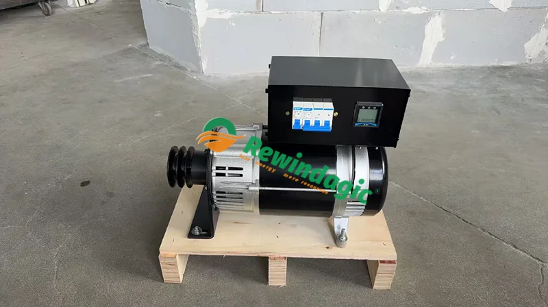 Free Energy 20KW 30KW 50KW Generator Set 220V 380V Permanent Magnet Generator 3000RPM Alternator With 1000W Variable-Speed Motor