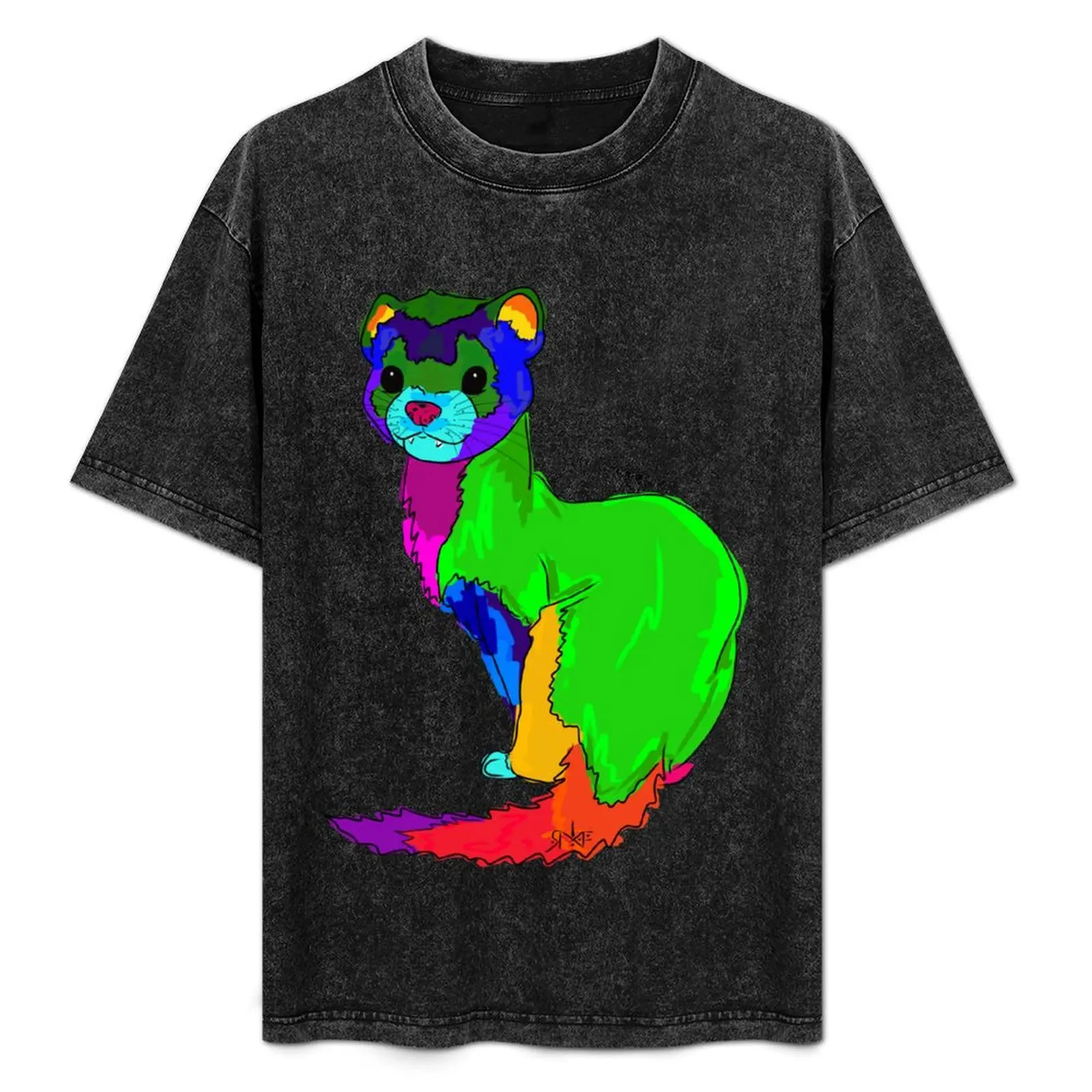 The Colourful Carpet Shark T-Shirt rapper graphic tees customs designer shirts cute tops mens graphic t-shirts hip hop