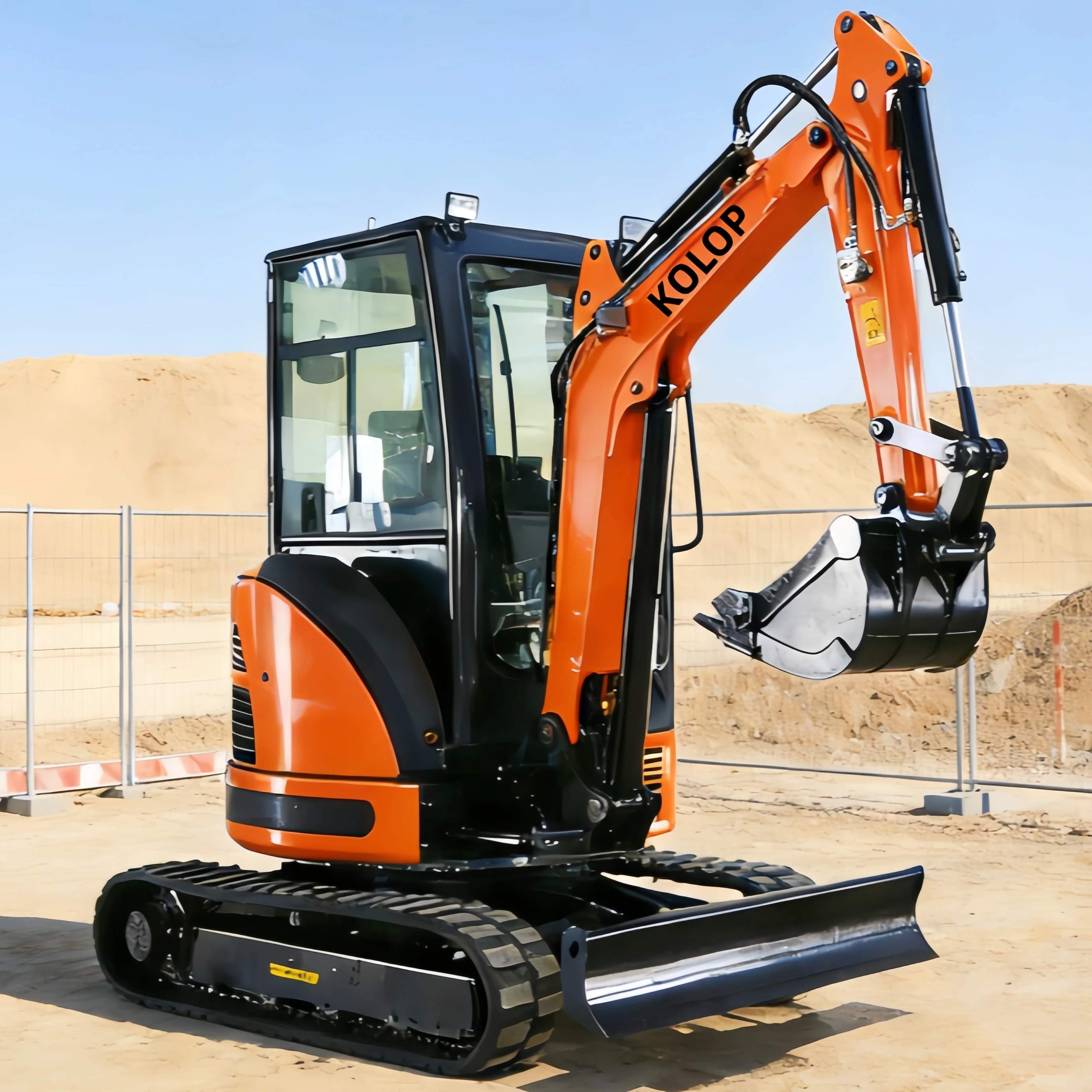 

Mini Excavator Enclosed Cab 1.2 Ton Tracked Diesel Mini Digger Multifunctional Customized Agricultural Garden Fast delivery